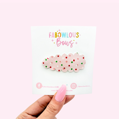 Christmas Polka-dot // Snap Clip - 3 for $10