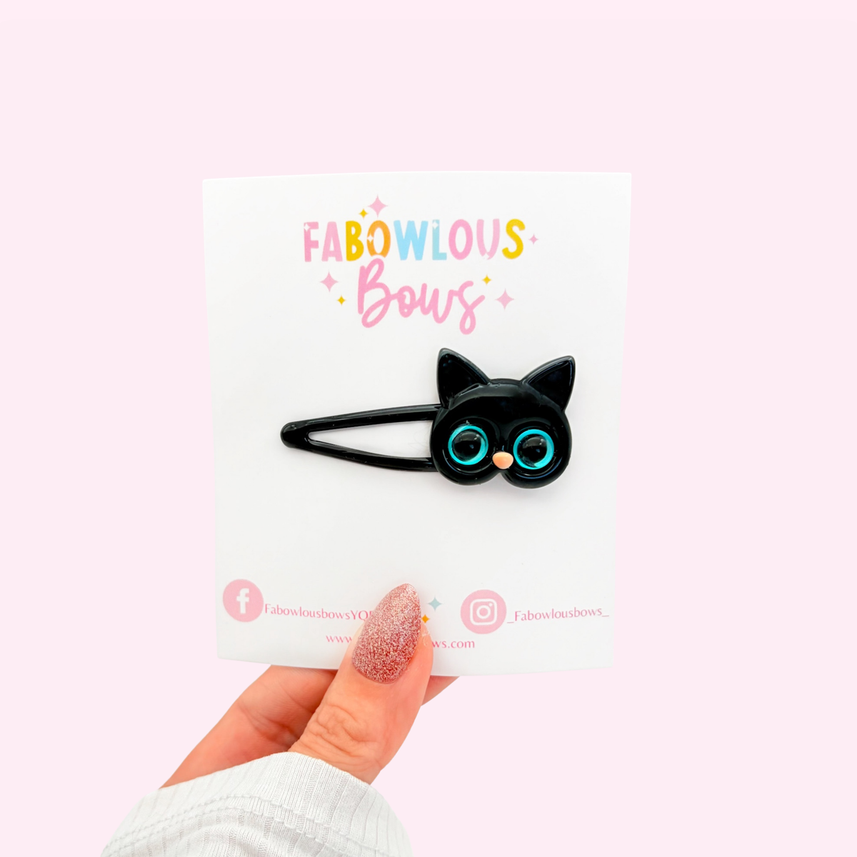 Black Cats • Simple Snap Clip