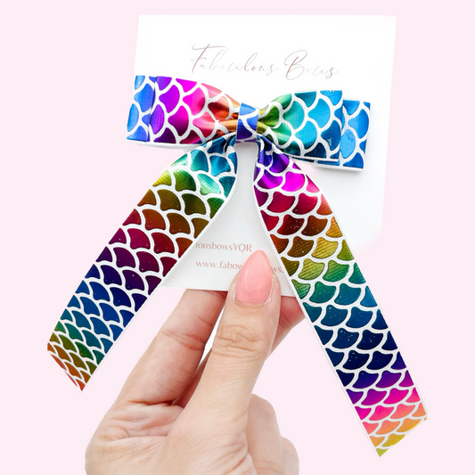 Rainbow Mermaid Scales // Fairy Ribbon