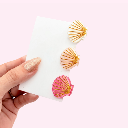 Seashells • Mini Claw Clip