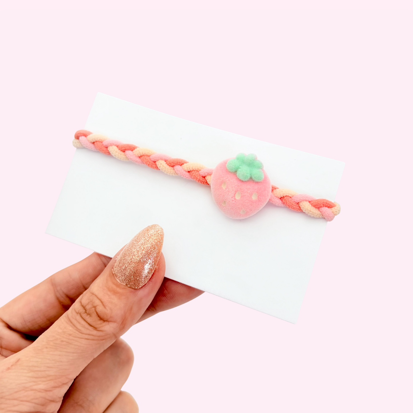 Velvet Strawberries • Hair Tie