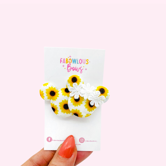 Boho Sunflower MM // Bar Clip