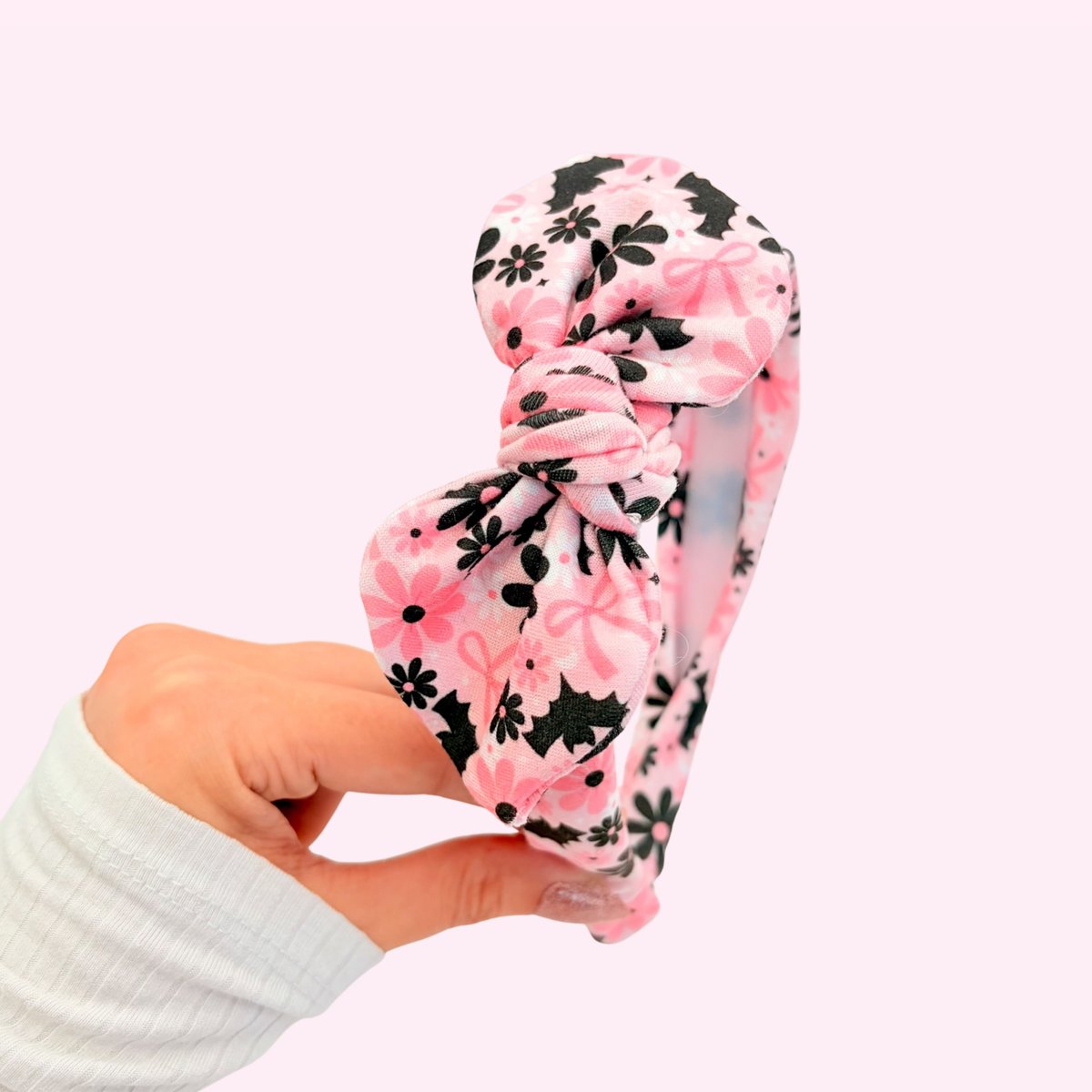 Bows & Bats • Knotted Fabric Headband
