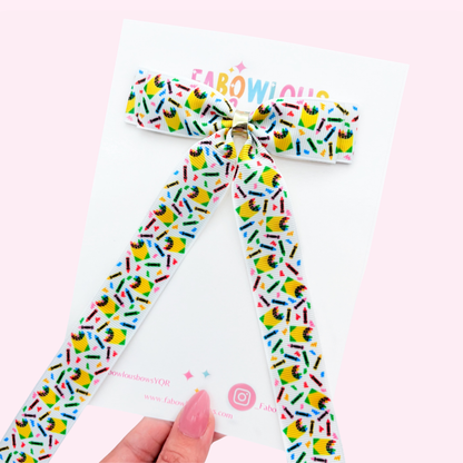 Colourful Crayons // Long Tail Bow