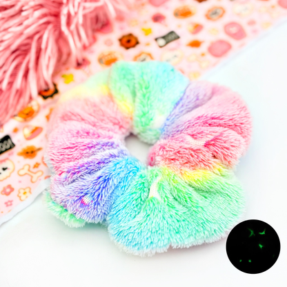 Rainbow Stars Glow In The Dark • Scrunchie • 3 for $25